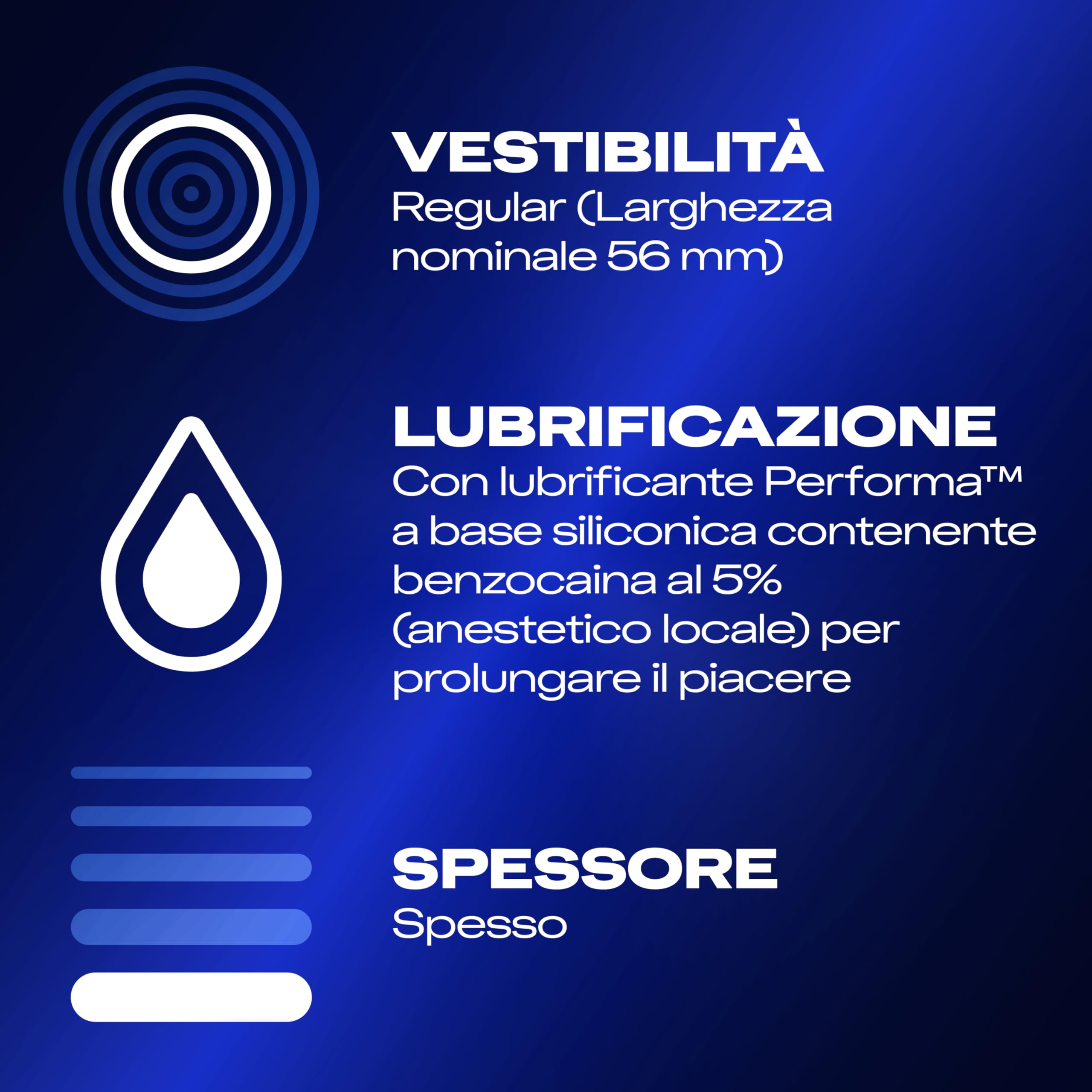 Durex Sync preservativi 6 pezzi ritardanti stimolanti