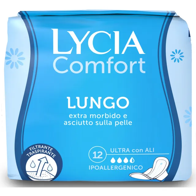 Lycia Maxi Comfort assorbenti ultra lunghi con ali