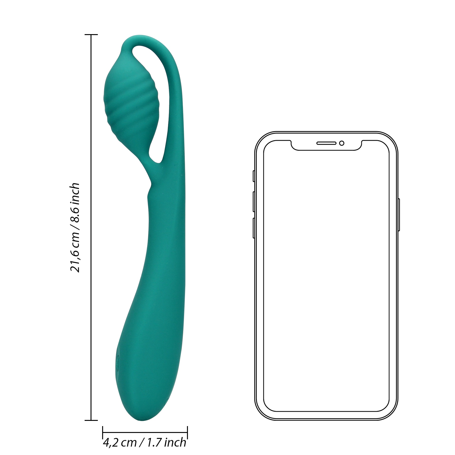 Loveline G-Spot Vibrator With Bead vibratore silicone