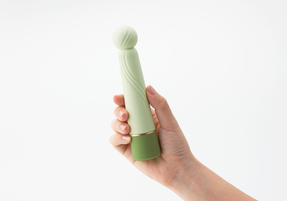 Iroha Rin+ Hisui massaggiatore wand in silicone morbido