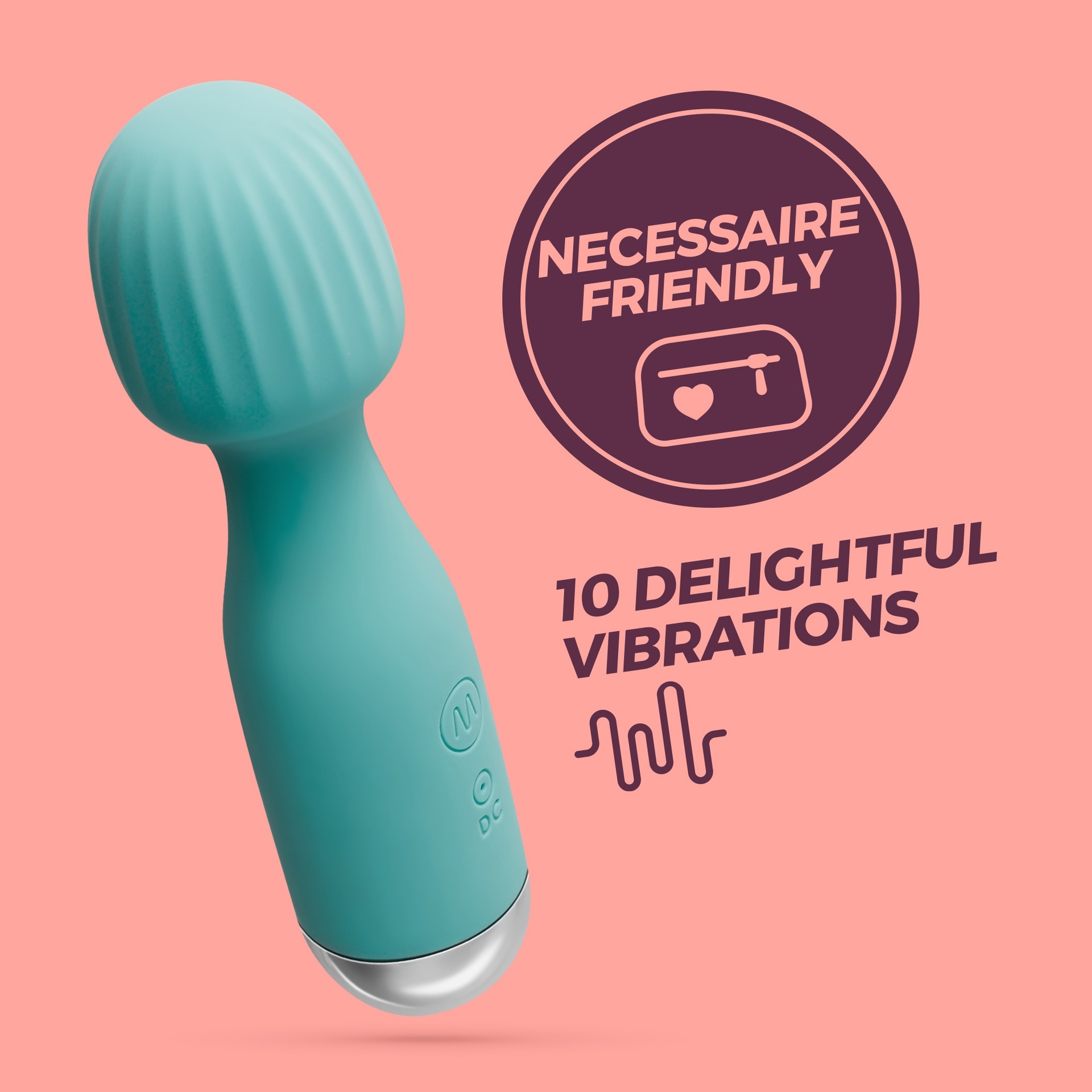 Crushious Wanderlust mini wand vibratore 10 vibrazioni