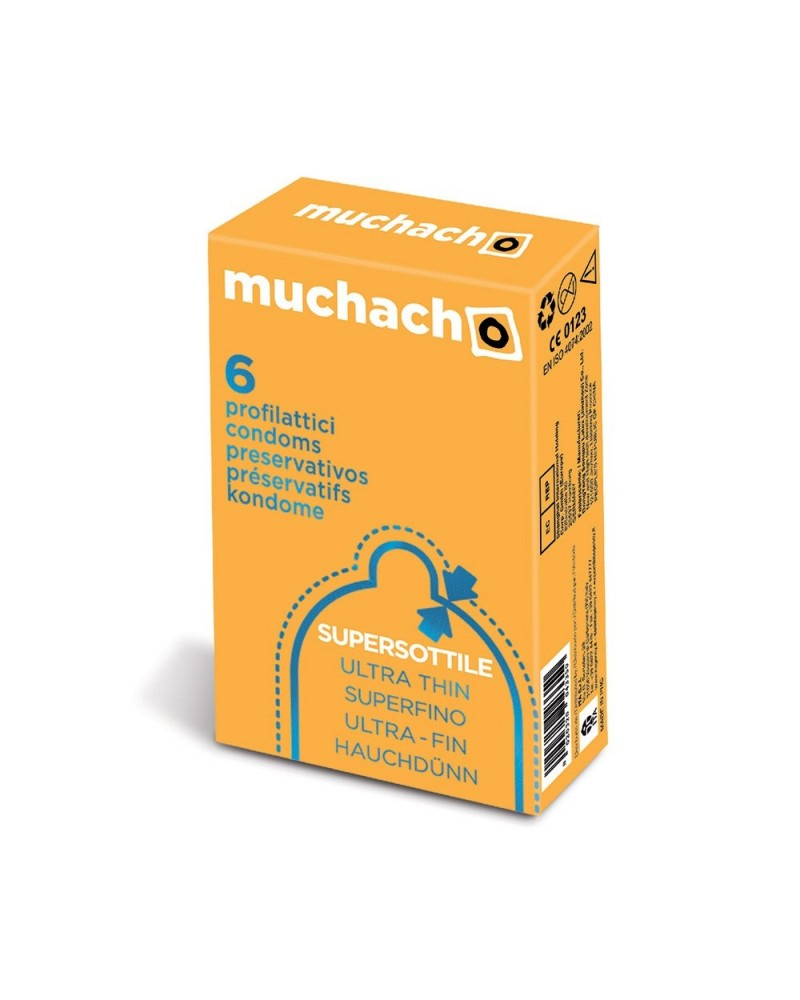 Muchacho Ultra Thin preservativi sottili 6 pezzi