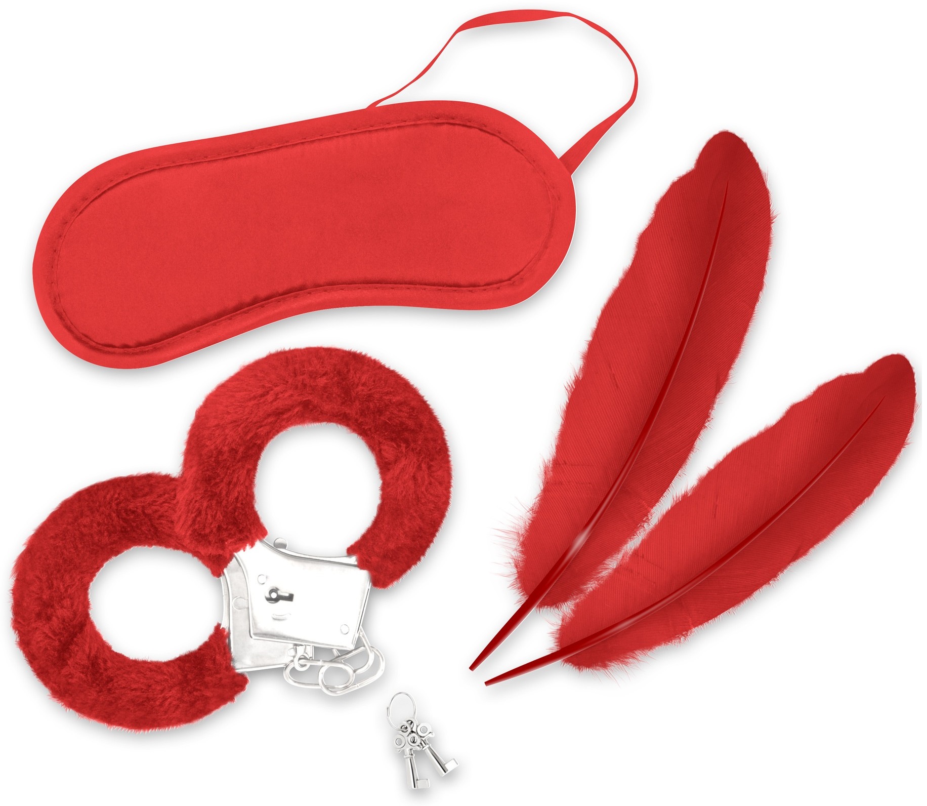 Crushious Lover's Dream kit bondage rosso con manette