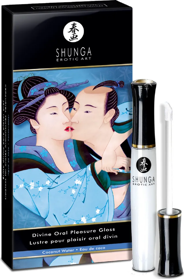 Shunga Divine Oral Pleasure Gloss lucidalabbra Coco Water