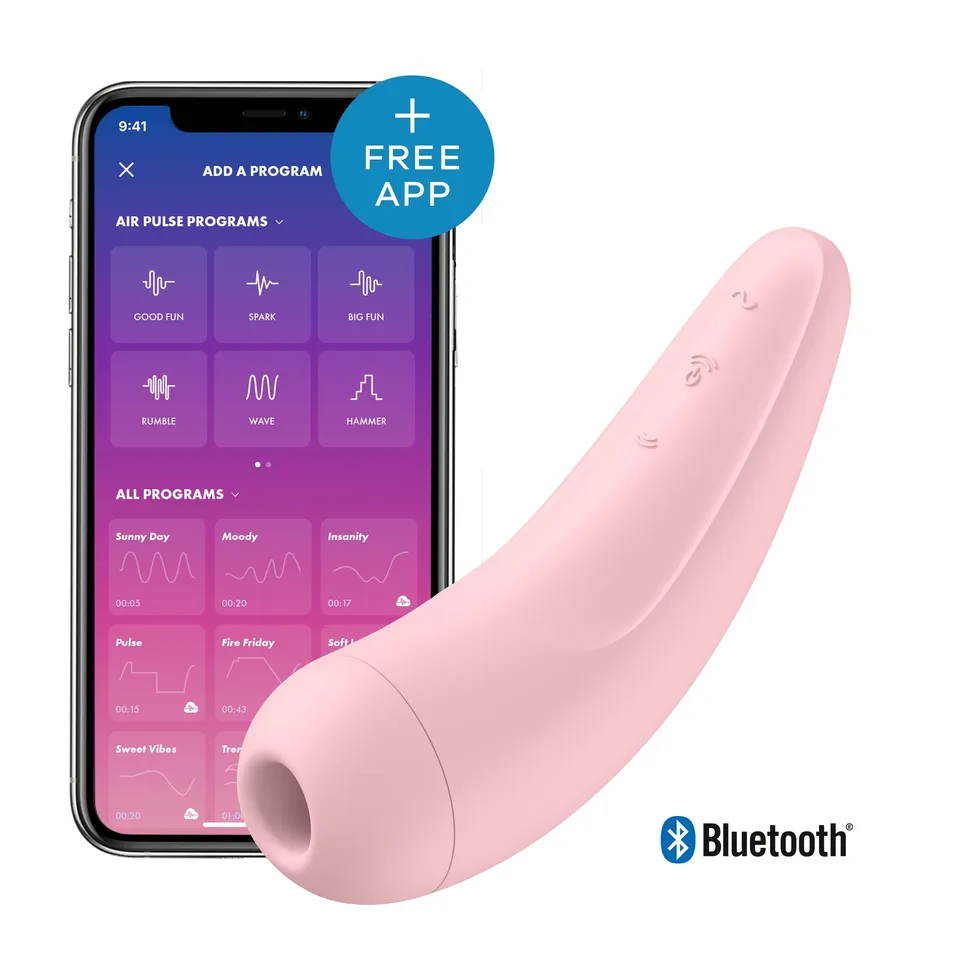 Satisfyer Curvy 2+ succhiaclitoride con app impermeabile