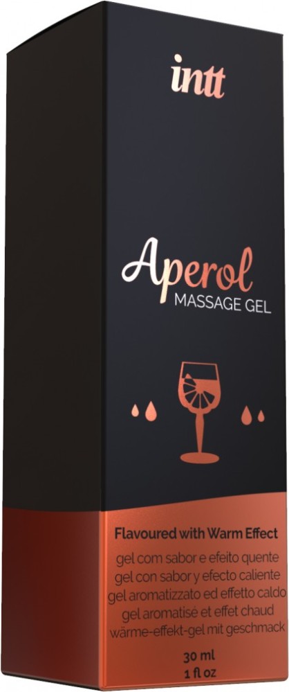 Intt Aperol gel da massaggio riscaldante commestibile