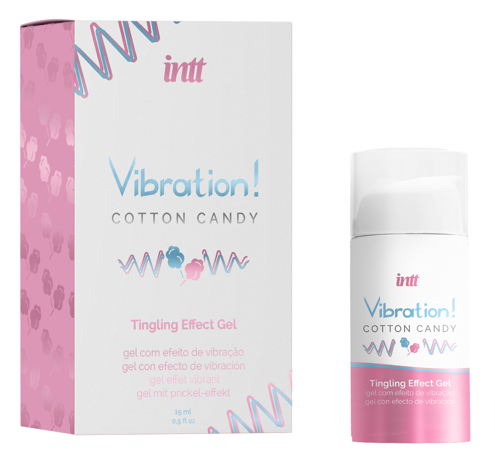 Intt Vibration Cotton Candy gel stimolante riscaldante