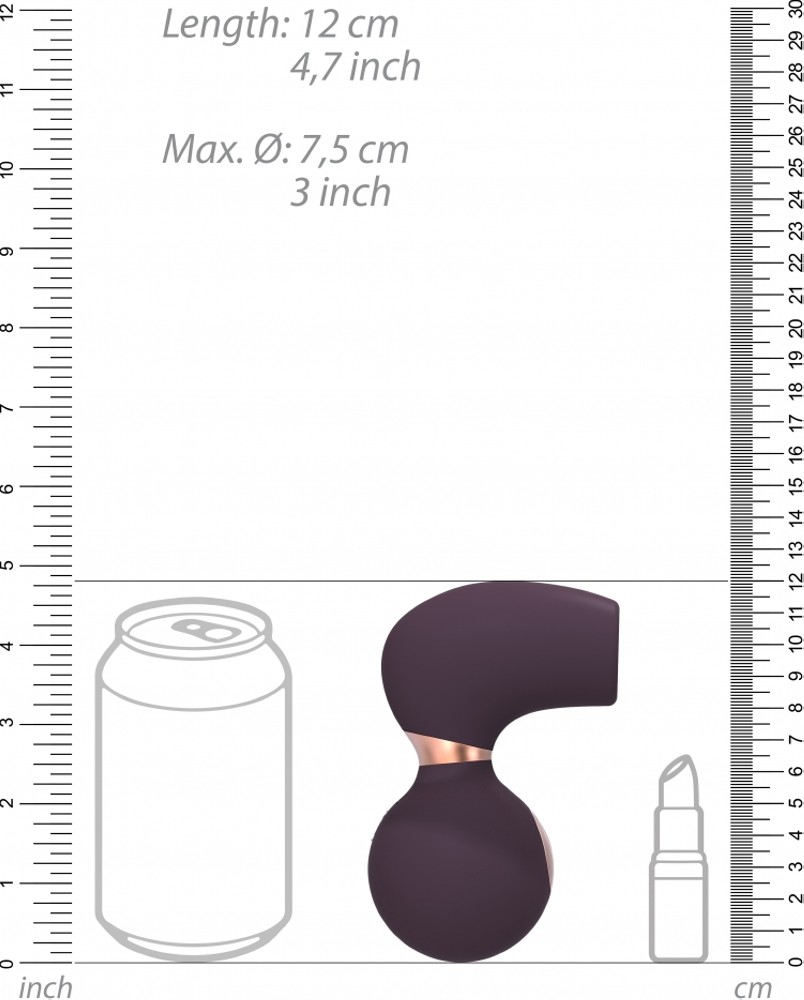 Irresistible Invincible succhiaclitoride nero silicone medicale