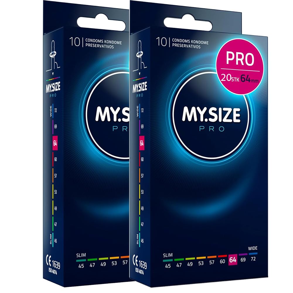MY.SIZE PRO Elite 72mm Preservativi 20 Pezzi Mega XL