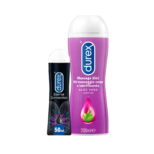 Durex Eternal Massage 2in1 Kit Gel Anale Aloe Vera 50+200 ml