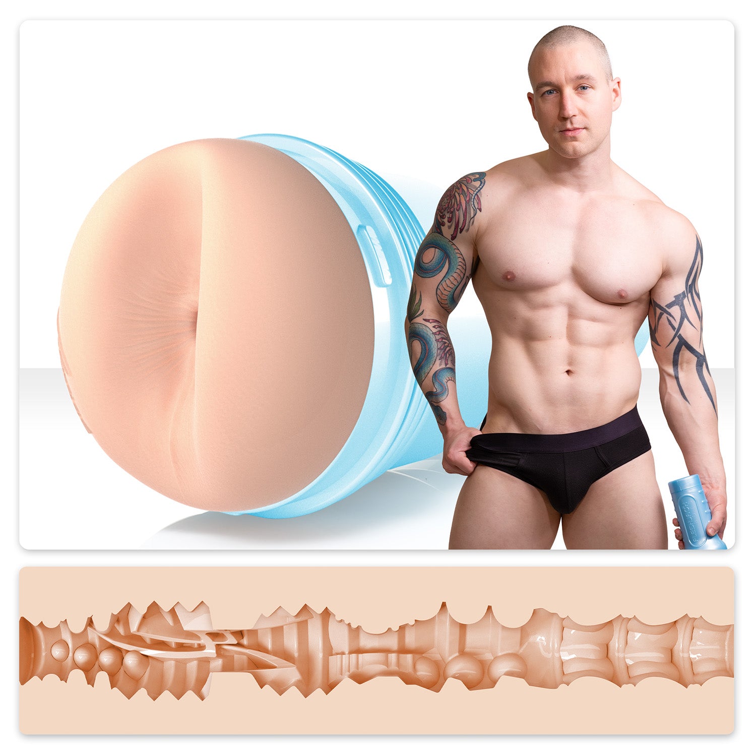 Fleshjack Baxxx Chaos masturbatore anale con dildo