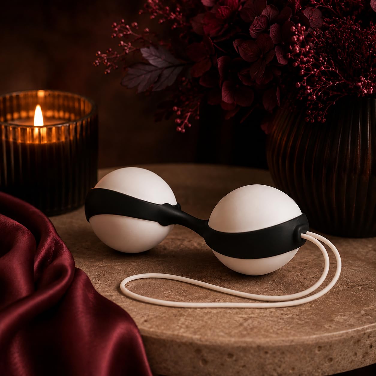 AMOR GymBalls Duo palline cinesi bianco nero 1 pezzo