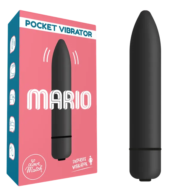 Love Match Mario vibratore classico impermeabile