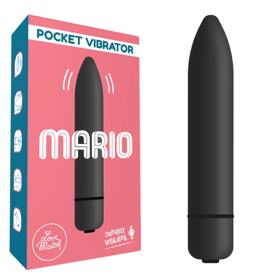 Love Match Mario vibratore classico impermeabile