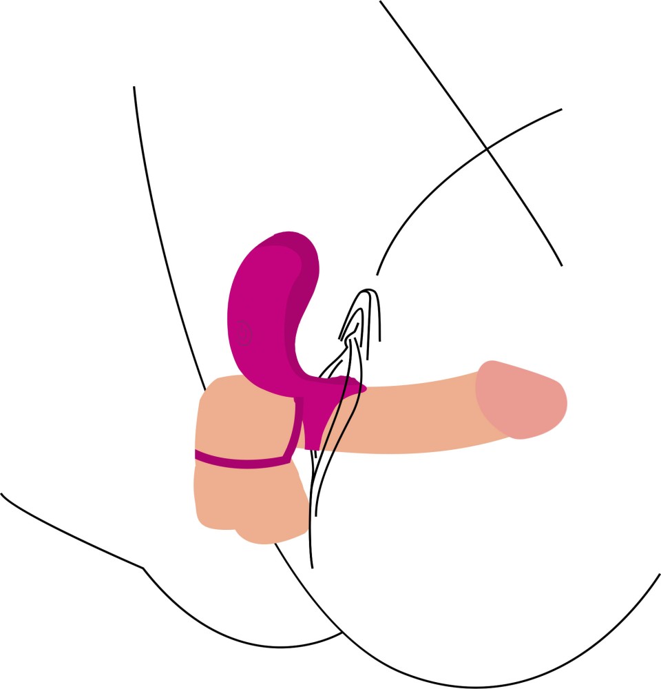 Xocoon Couples Stimulator Ring anello vibrante coppia doppia