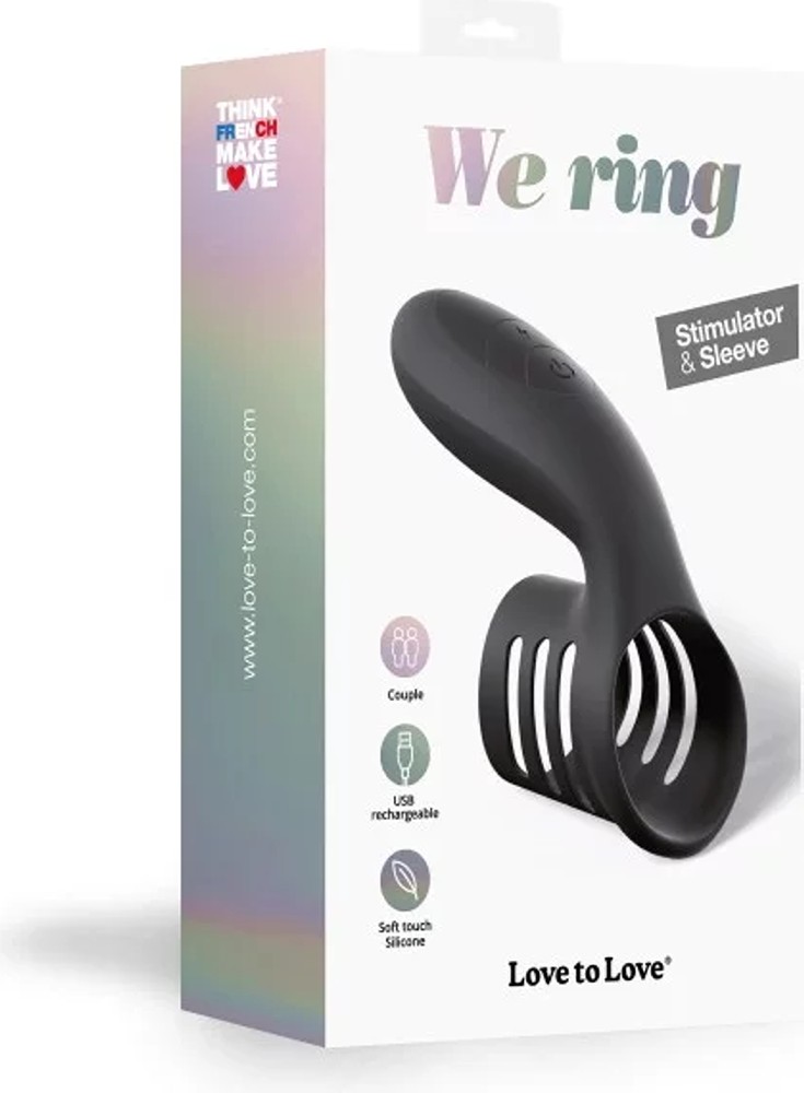 Love To Love We Ring anello vibrante coppia silicone flessibile