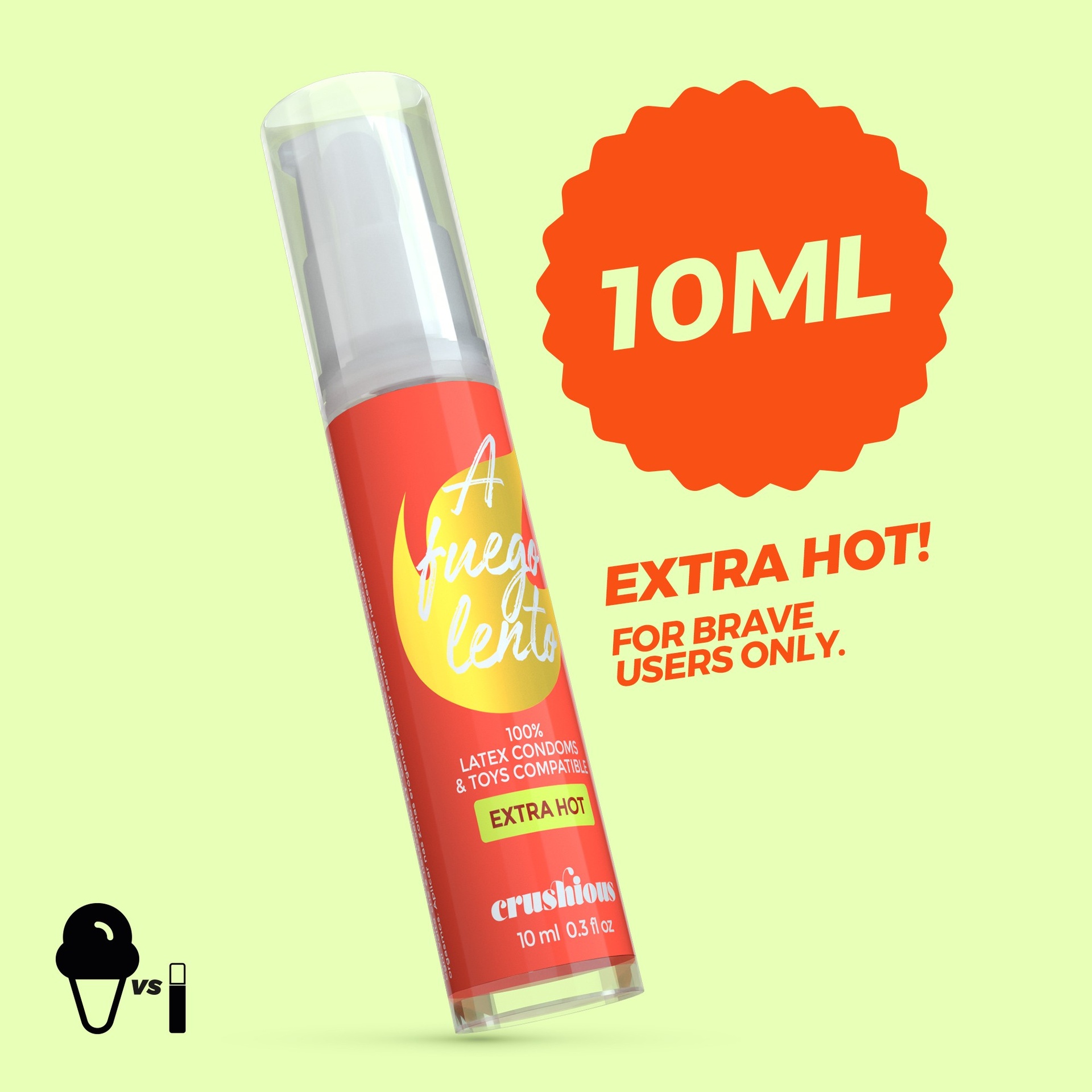 Crushious A Fuego Lento gel lubrificante effetto caldo