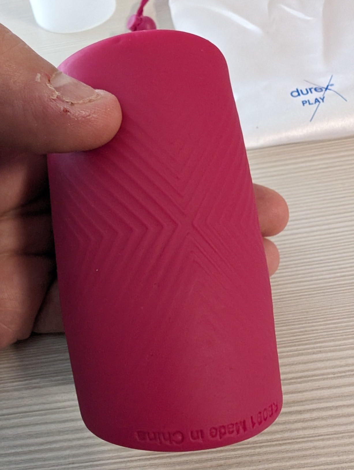 Durex Masturbatore Uomo sex toy sleeve silicone nervature