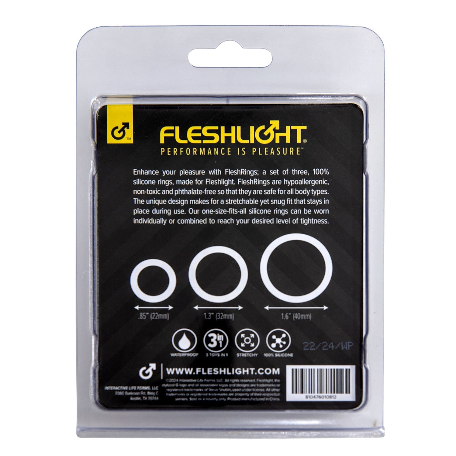 Fleshjack FleshRings anello pene in silicone premium