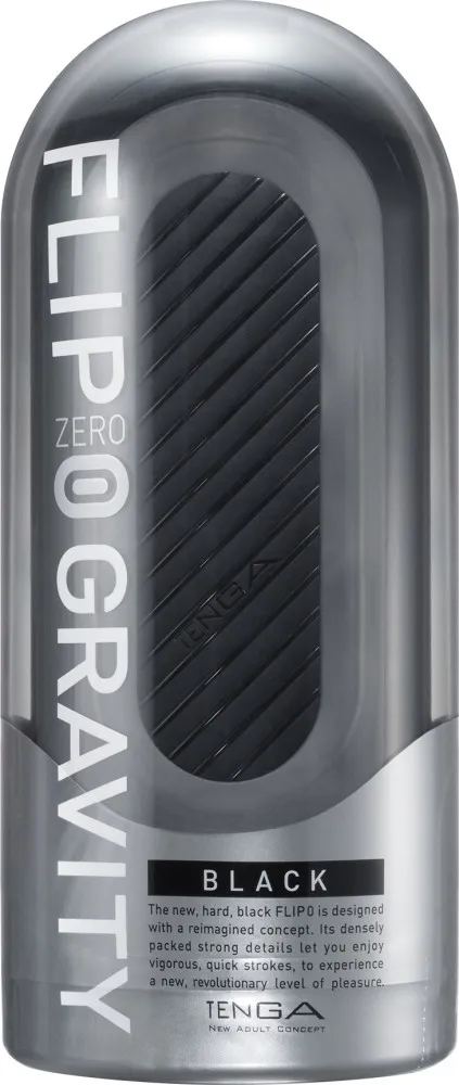 Tenga Flip Zero Gravity Black masturbatore uomo apribile