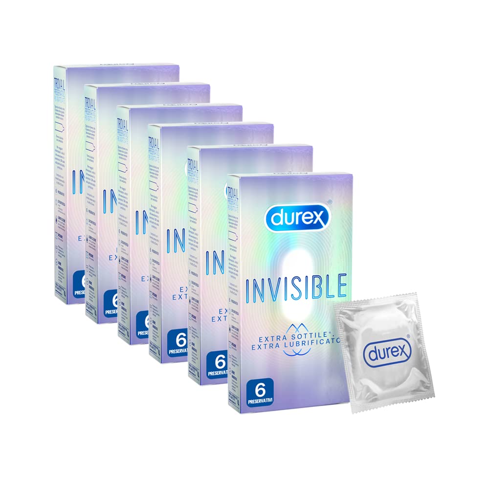 Durex Invisible preservativi ultrasottili 36 pz extra lubrificati