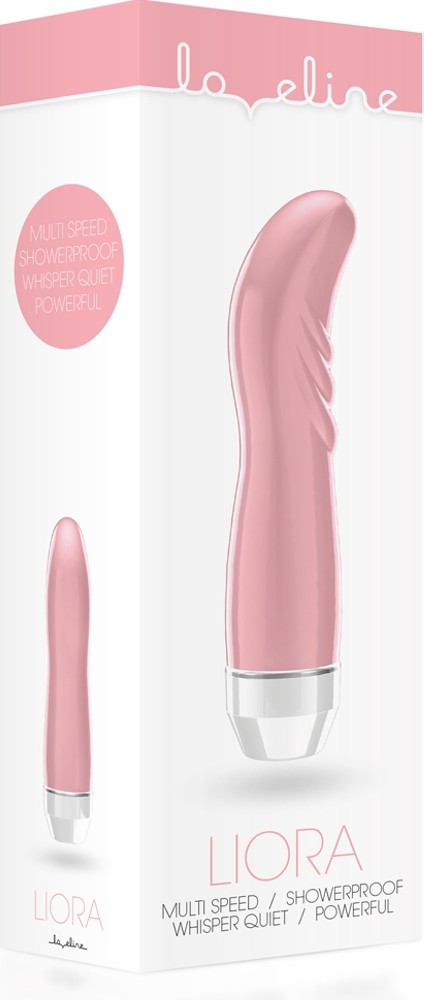 Loveline Liora Rosa vibratore punto G curvo 15 cm silenzioso