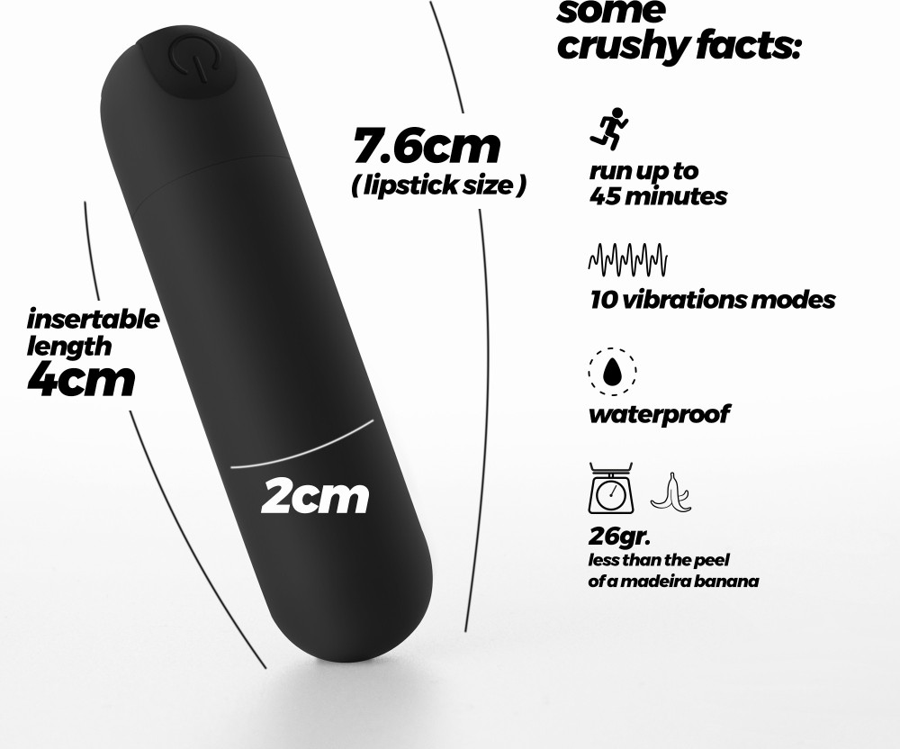 Crushious iMoan Bullet Vibrante Silicone 10 vibrazioni