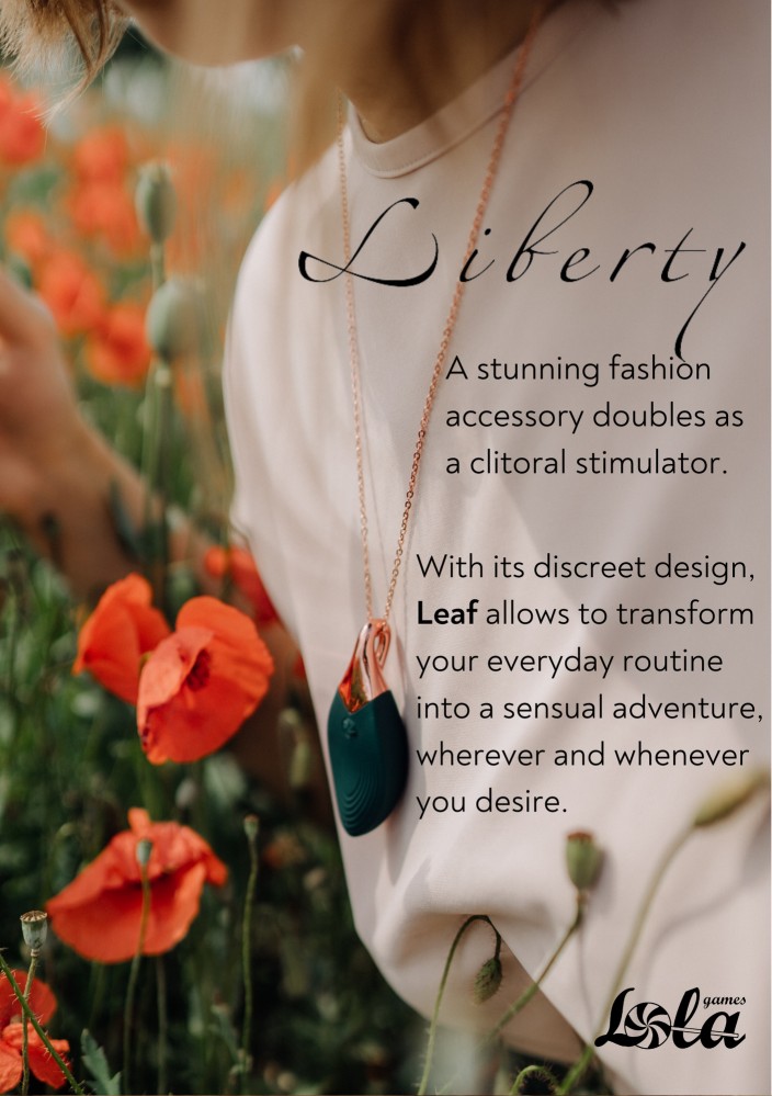 Lola Games Liberty Leaf stimolatore clitorideo collana 10 modi