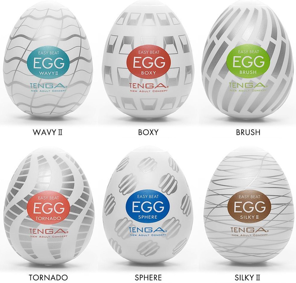 Tenga Egg Variety Pack New Standard masturbatore 6 ovetti