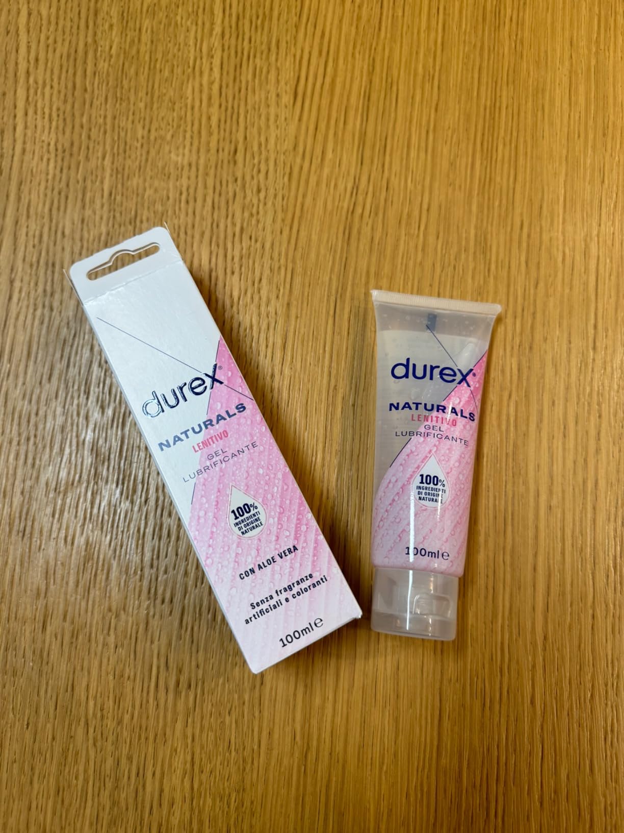 Durex Naturals Lenitivo gel lubrificante 100 ml aloe vera