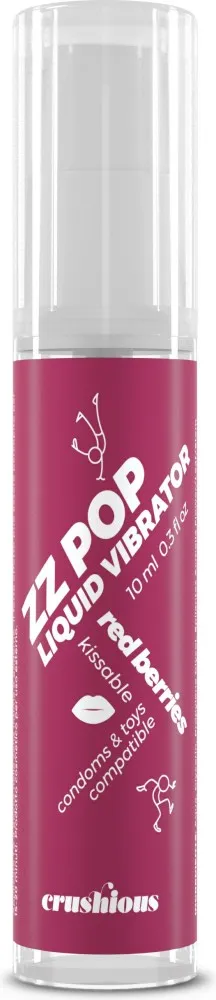 Crushious Zz Pop Bacche Rosse Vibratore Liquido