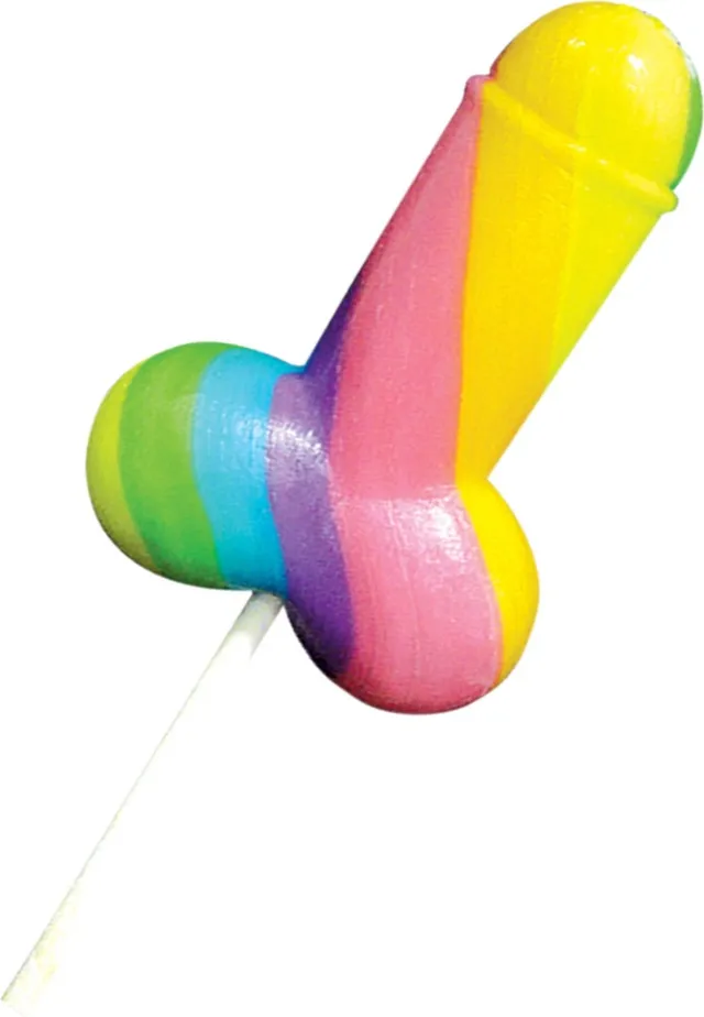 Spencer & Fleetwood Cock Pops lecca lecca pene arcobaleno