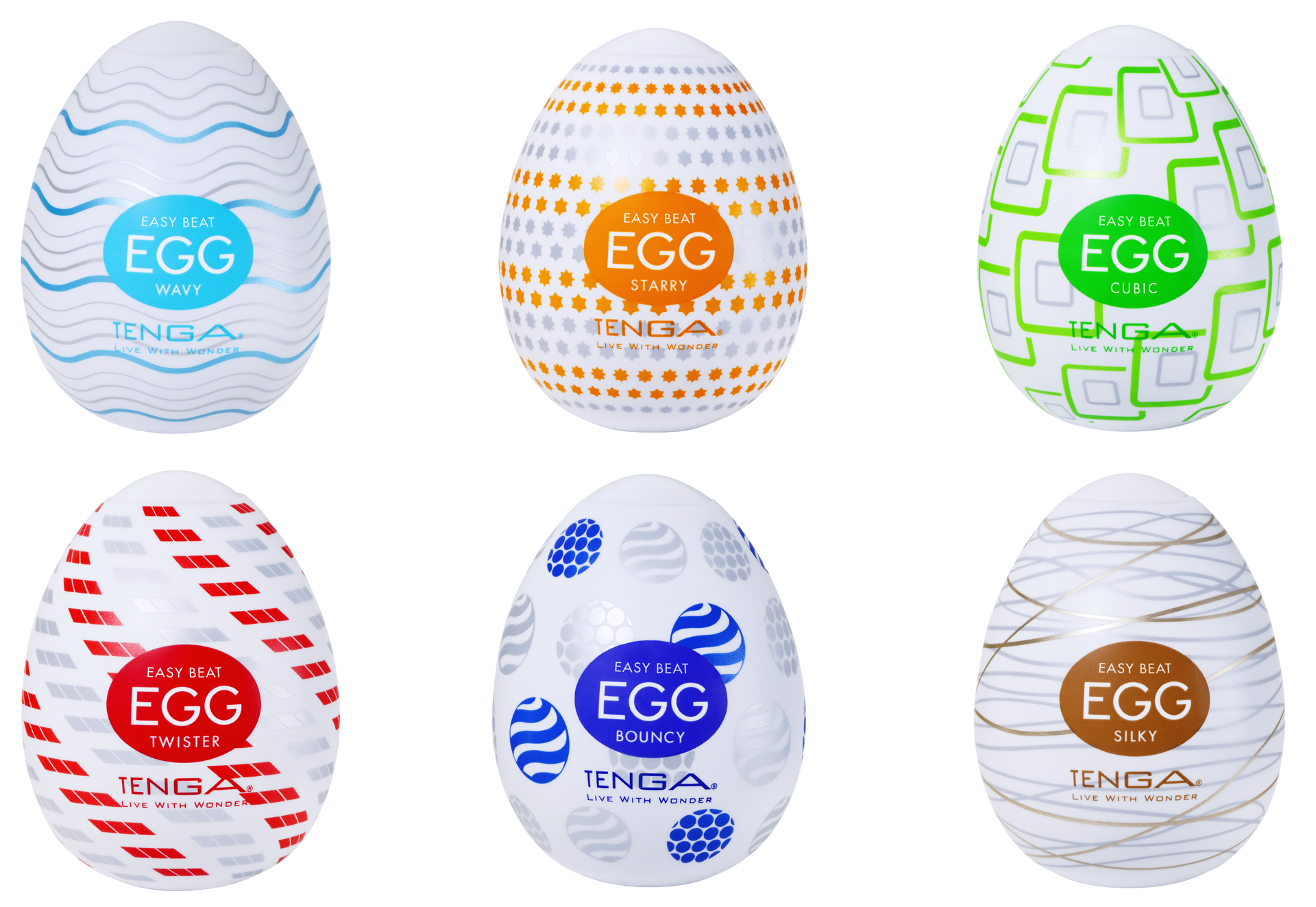 Tenga Egg Variety Pack Standard 6 ovetti