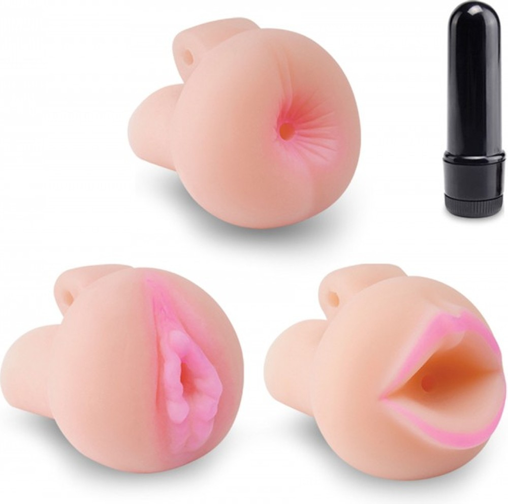 Pipedream Pump Worx Travel Trio Pump Set pompa pene kit 9 pezzi