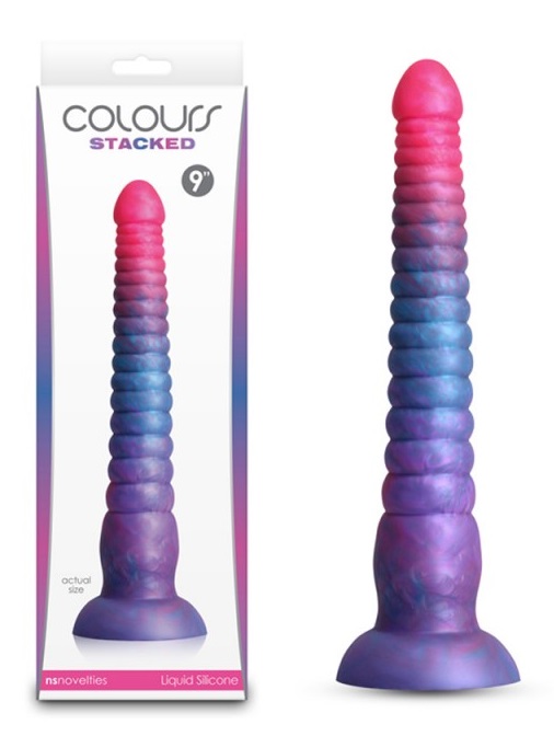 NS Novelties Stacked 9 Inch dildo silicone 14 cm