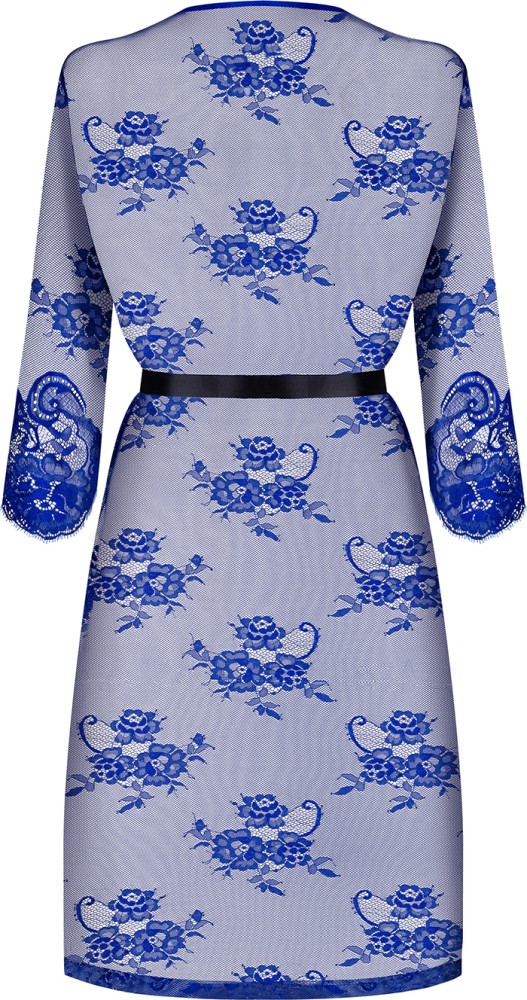Obsessive Cobaltless Peignoir vestaglia sexy S/M pizzo blu
