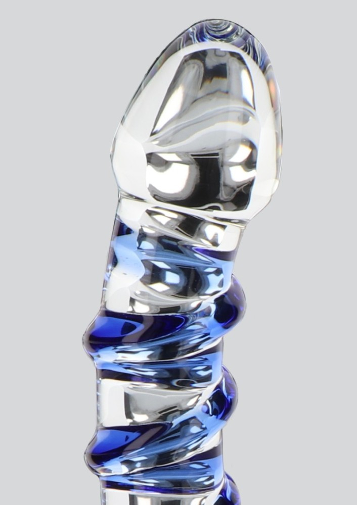Toyjoy Glassworxx G-Spot Gemstone Dildo Vetro 18 cm Curvo