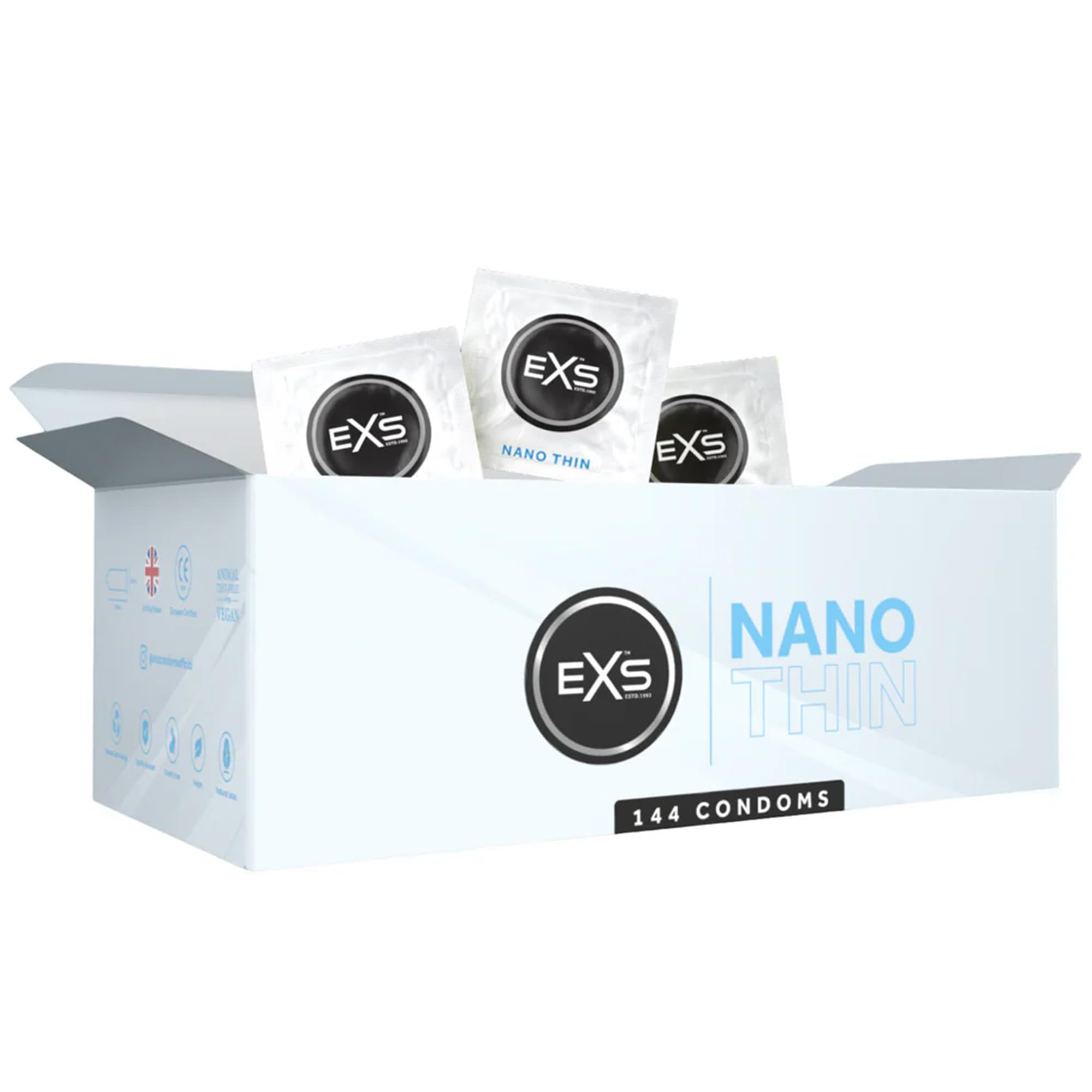 EXS Nano Thin preservativi 48 pz ultrasottili lattice