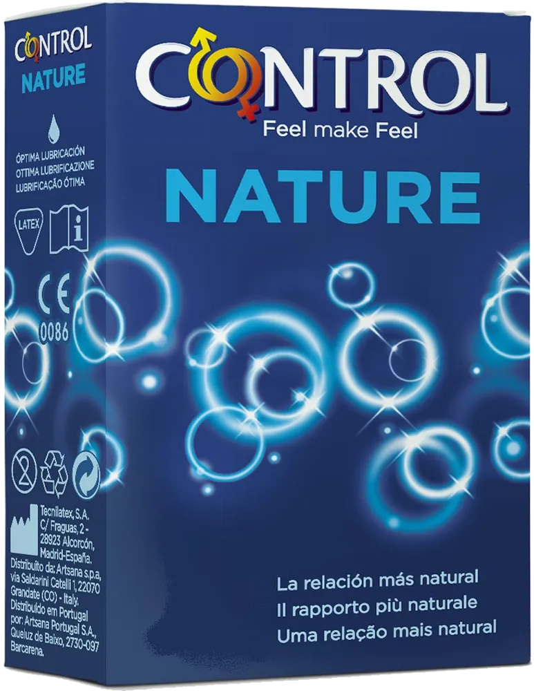 Control Adapta Nature Preservativo 3 pz Vestibilità Anatomica
