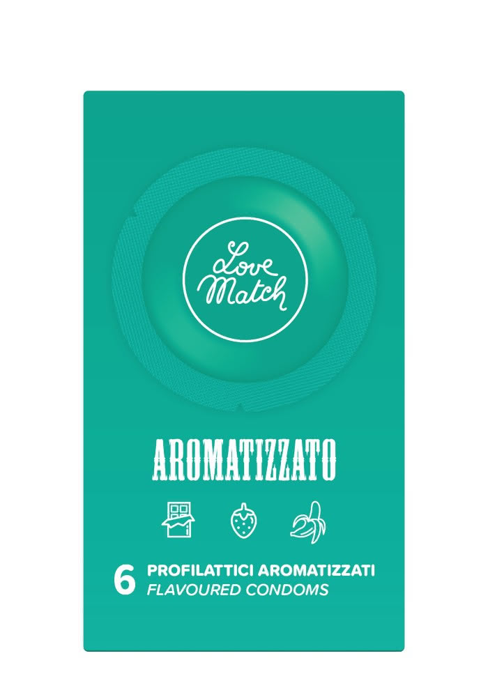 Love Match Aromatizzato preservativi lattice 6 pezzi