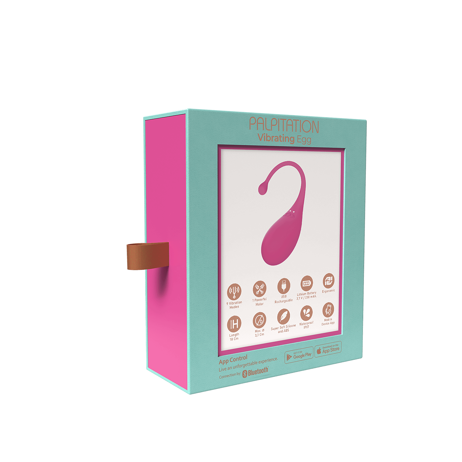 Adrien Lastic Palpitation ovetto vibrante app silicone