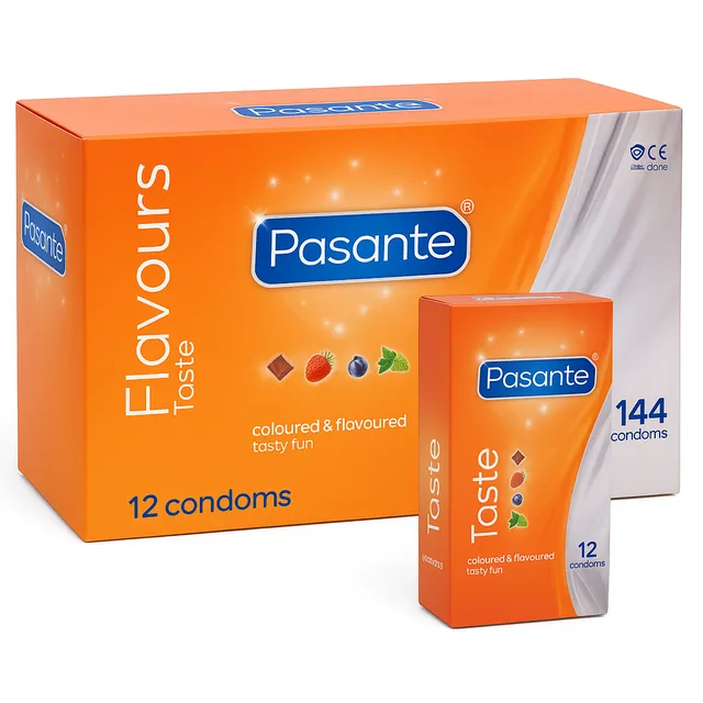 Pasante Taste preservativi aromatizzati 12 pezzi