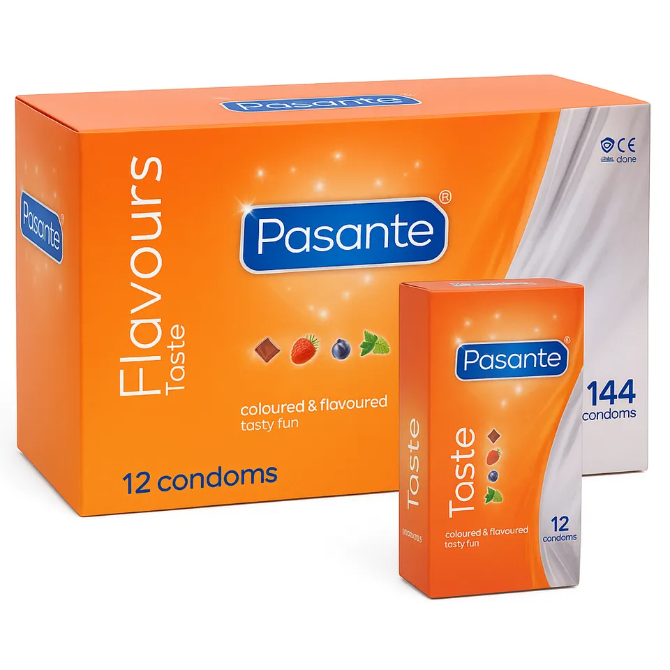 Pasante Taste preservativi aromatizzati 12 pezzi