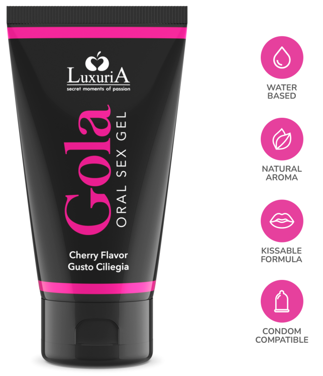 Luxuria Gola Cherry lubrificante gel ciliegia commestibile