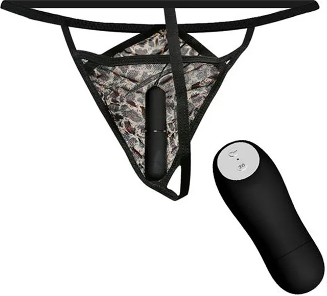 Baile Wild Butterfly mutandine vibranti leopardate telecomando