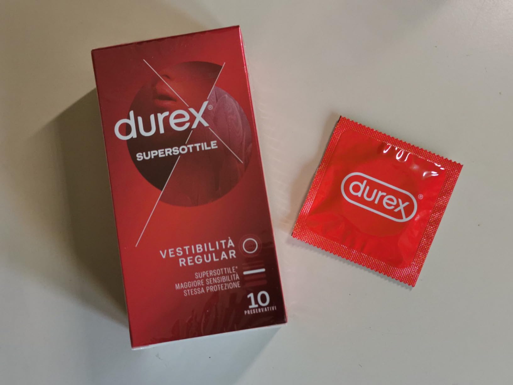 Durex SuperSottile preservativi sottili 56 mm 60 pezzi sensibili