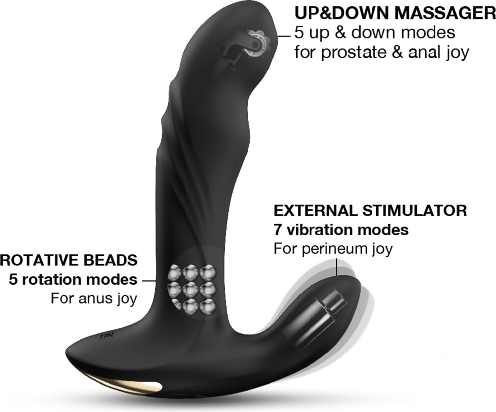 Dorcel Multi P-Joy stimolatore prostatico telecomando 3 motori