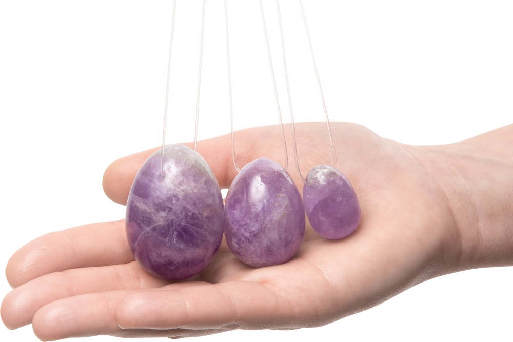 La Gemmes Pure Amethyst uovo yoni in ametista