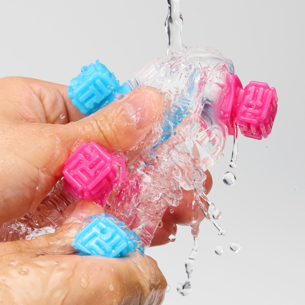 Tenga Bobble Crazy Cubes masturbatore elastomero 165 mm