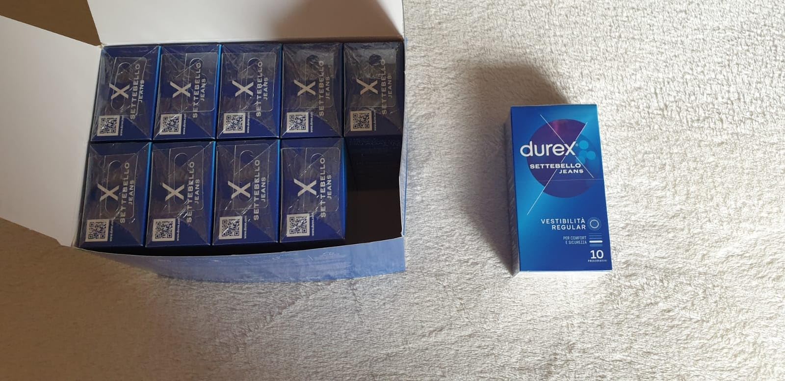 Durex Settebello Jeans Preservativi 100 Pezzi Classici